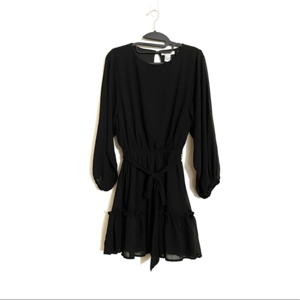 FLYING TOMATO Ruffled Long Sleeve Dress